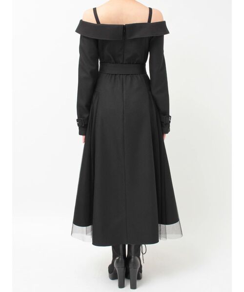 EATME(イートミー)の「トレンチライクオフショルワンピース(ワンピース・レディース・オレンジ/ベージュ/ブラック・SMALL/MEDIUM)」の21枚目の写真