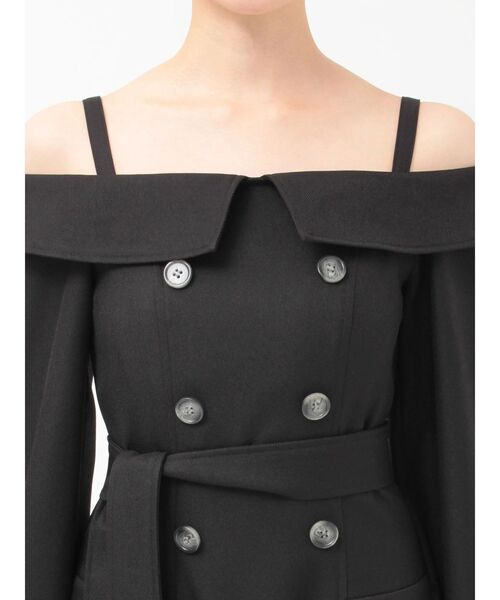 EATME(イートミー)の「トレンチライクオフショルワンピース(ワンピース・レディース・オレンジ/ベージュ/ブラック・SMALL/MEDIUM)」の22枚目の写真