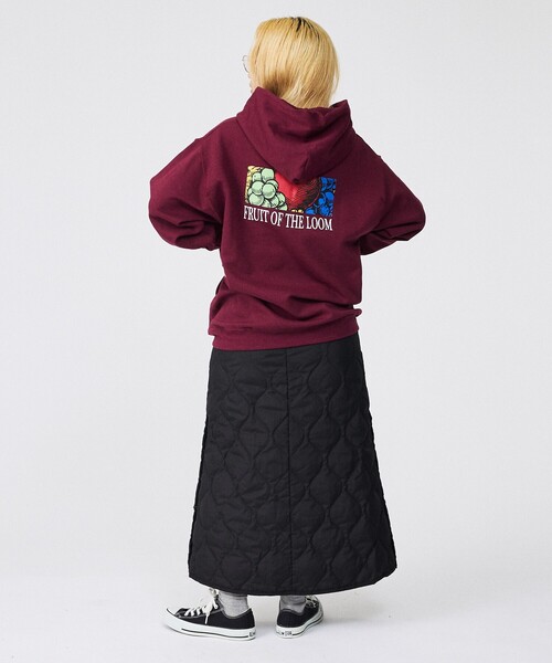 FRUIT OF THE LOOM(フルーツオブザルーム)の「【FRUIT OF THE LOOM/フルーツ オブ ザ ルーム】 25FW PRINT HOODIE2/フーディ/お出かけ/スウェット/リラックス【WEB限定】(スウェット・レディース・ホワイト/グレー/ネイビー/ブラック・フリー)」の21枚目の写真