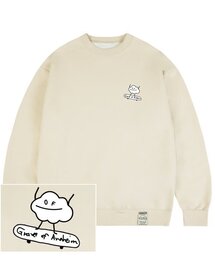 [ユニセックス]クルムボードスマイルマンツーマン_クリーム