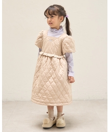 Lycee mine（リセマイン）の「キルティングパフワンピース（ワンピース・キッズ）」