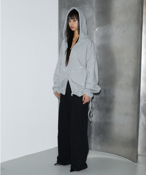 ROSÉ FRANTZ ロゼフランツ　パーカー　グレー ☆日本未入荷☆Rose Frantz ☆ Spread Hood Zip-up☆追跡付☆ (Rose
