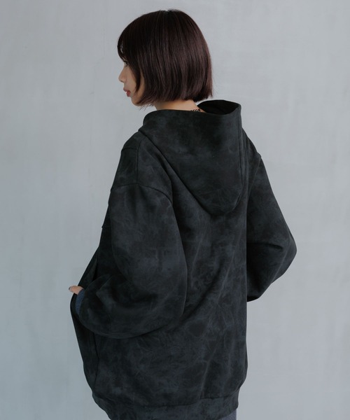 PAGEBOY(ページボーイ)の「ヴィンテージダンボールWZIPパーカー【セットアップ対応】(パーカー・レディース・グレー/オフホワイト/ブラック・FREE)」の22枚目の写真