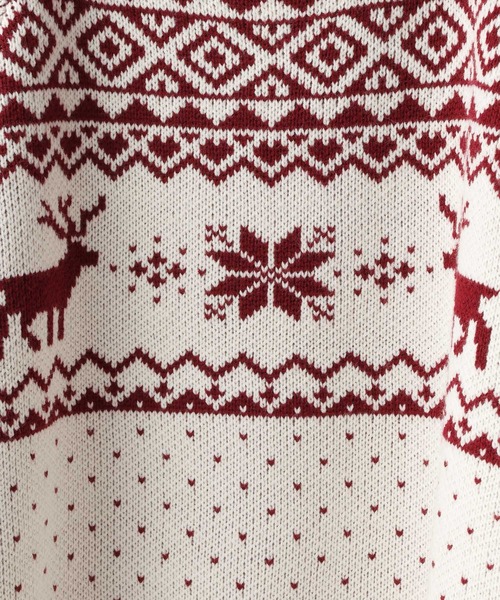 セール】トナカイ柄ノルディックニット 619423（ニット/セーター