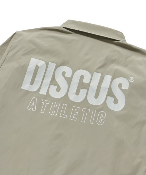DISCUS ATHLETIC（ディスカス　アスレチック）の「レターロゴコーチジャケットサンドベージュ（ナイロンジャケット・メンズ・その他・MEDIUM/SMALL/LARGE）」の8枚目の写真