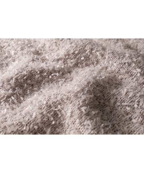 BELLUNA PLUS(ベルーナ)の「テープヤーンVネックニットベスト(ベスト・レディース・ライトグレー/ブラック・MEDIUM/LARGE/X-LARGE)」の6枚目の写真