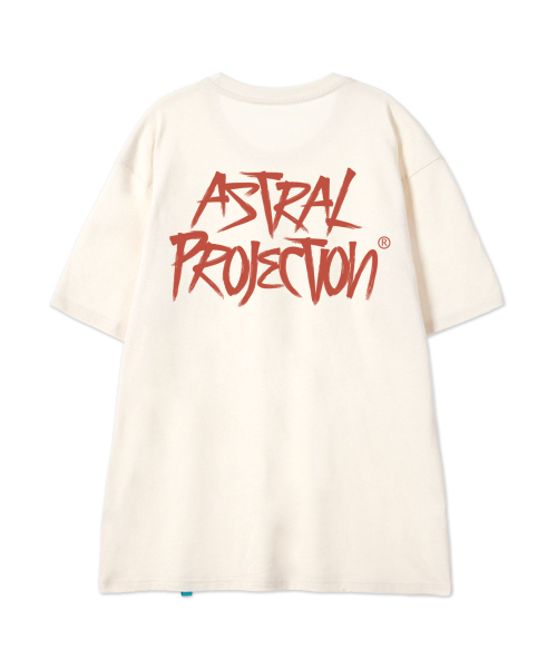 ASTRAL PROJECTION（アストラルプロジェクション）の「[グラフィティ]コットンルーズフィット半袖Tシャツ_バターミルク（Tシャツ/カットソー・メンズ・その他・LARGE/MEDIUM/X-LARGE/XX-LARGE）」の3枚目の写真