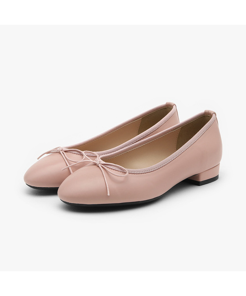 SAPPUN(サプン)の「Lovellie ベーシック リボン フラットシューズ (2cm)(バレエシューズ・レディース・ライトイエロー/アイボリー/レッド/ピンク/シルバー/ホワイト/ブラック/ベージュ/ミント・22.5cm/23cm/24cm/25.5cm/23.5cm/24.5cm/25cm)」の8枚目の写真