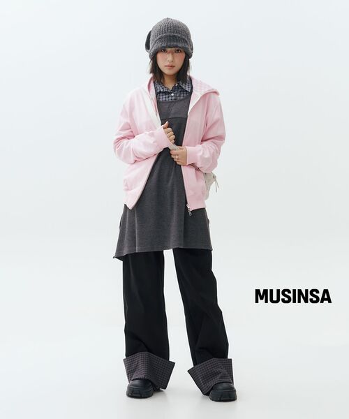 OAFISH(オアフィッシュ)の「CHECK ROLL UP COTTON PANTS, BLACK(その他パンツ・レディース・その他・1/2)」の10枚目の写真