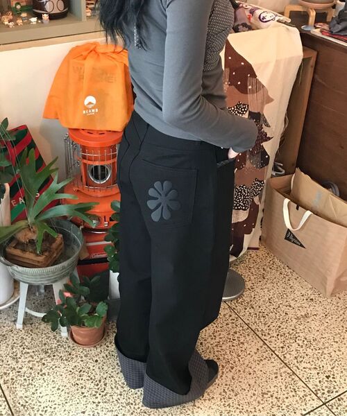 OAFISH(オアフィッシュ)の「CHECK ROLL UP COTTON PANTS, BLACK(その他パンツ・レディース・その他・1/2)」の12枚目の写真