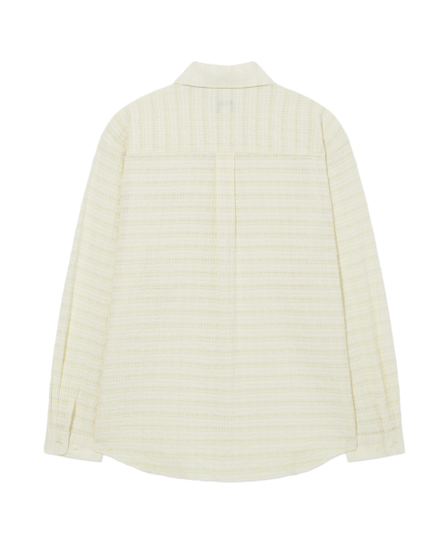 COVERNAT(カバーナット)の「サマーシアサーカーシャツアイボリー(シャツ/ブラウス・レディース・その他・X-SMALL/SMALL/MEDIUM/LARGE/X-LARGE)」の3枚目の写真