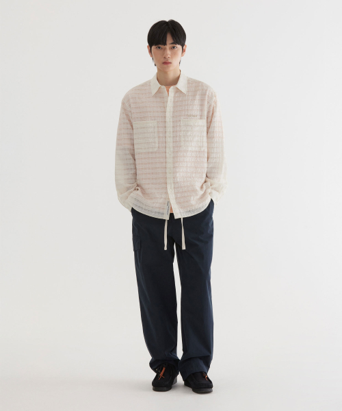 COVERNAT(カバーナット)の「サマーシアサーカーシャツアイボリー(シャツ/ブラウス・レディース・その他・X-SMALL/SMALL/MEDIUM/LARGE/X-LARGE)」の4枚目の写真