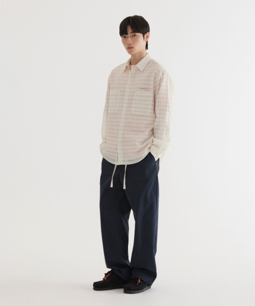 COVERNAT(カバーナット)の「サマーシアサーカーシャツアイボリー(シャツ/ブラウス・レディース・その他・X-SMALL/SMALL/MEDIUM/LARGE/X-LARGE)」の5枚目の写真