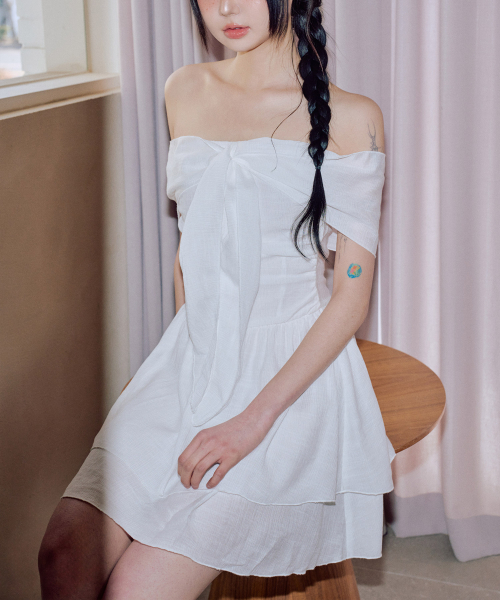 ZEROPLANET（ゼロプラネット）の「ジェンティオフショルダー ワンピース [ホワイト]（ワンピース・レディース・その他・MEDIUM/SMALL）」の2枚目の写真