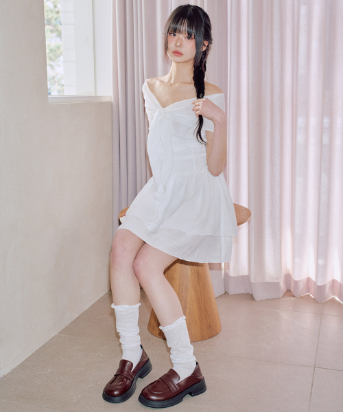ZEROPLANET（ゼロプラネット）の「ジェンティオフショルダー ワンピース [ホワイト]（ワンピース・レディース・その他・MEDIUM/SMALL）」の4枚目の写真