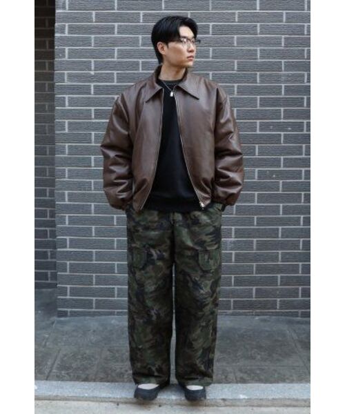 SEARCH410（サーチ410）の「カモビッグポケットワイドパンツカーキ（スウェットパンツ・メンズ・その他・MEDIUM）」の15枚目の写真