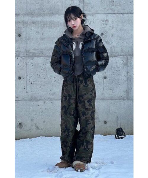 SEARCH410（サーチ410）の「カモビッグポケットワイドパンツカーキ（スウェットパンツ・メンズ・その他・MEDIUM）」の16枚目の写真