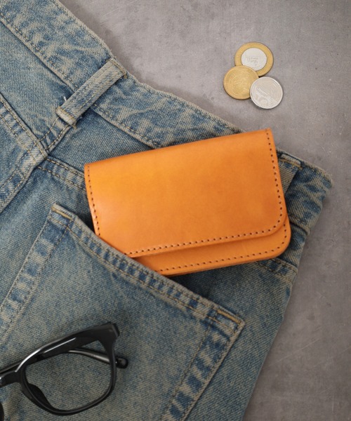 セール】栃木レザー コンパクトトラッカーウォレット（財布