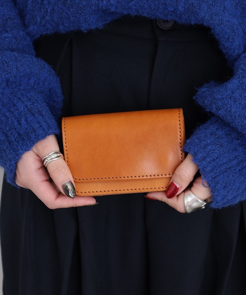 セール】栃木レザー コンパクトトラッカーウォレット（財布