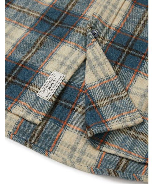 MMLG（エムエムエルジー）の「[Mmlg] PLAID FLANNEL SHIRT (BLUE)（シャツ/ブラウス・レディース・その他・SMALL/MEDIUM/LARGE/X-LARGE）」の7枚目の写真