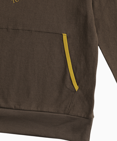 MENASOO(ミナス)の「MNS Track Binding High Neck Hoodie_Brown(パーカー・レディース・ブラウン・2/1)」の15枚目の写真