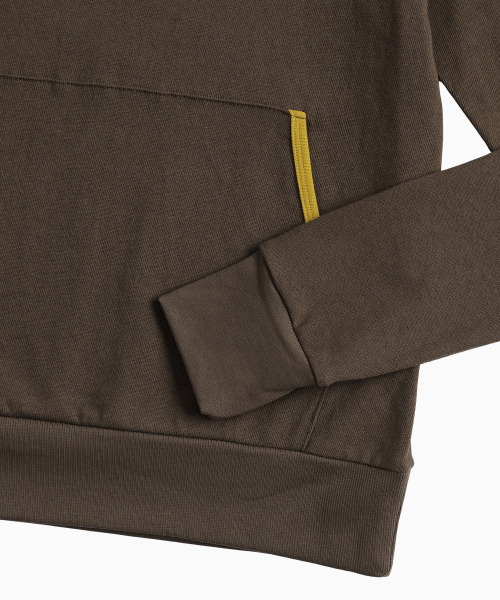 MENASOO(ミナス)の「MNS Track Binding High Neck Hoodie_Brown(パーカー・レディース・ブラウン・2/1)」の16枚目の写真