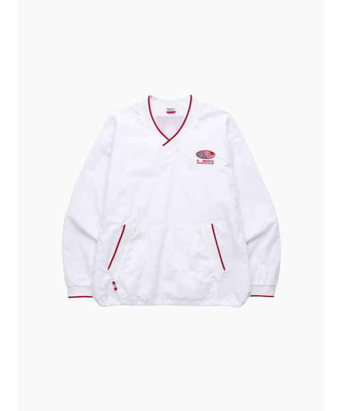 MENASOO(ミナス)の「HEARTTRACK VNECK NYLON ANORAK JACKET_WHITE(ナイロンジャケット・レディース・ホワイト・FREE)」の6枚目の写真