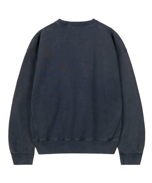 EXCONTAINER(エックスコンテナ)の「VTG ウォッシュドラウンドスウェットシャツ (BLUE)(スウェット・メンズ・その他・MEDIUM/LARGE/X-LARGE)」の2枚目の写真