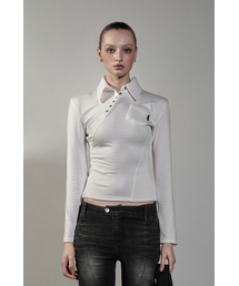 COVETT（コベット）の「SLATE BLEND SHIRT TEE [WHITE]（シャツ/ブラウス）」