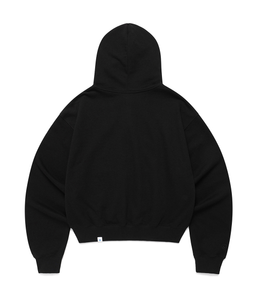 Cavish(カビシ)の「W CLASSIC LOGO ZIP UP HOODIE BLACK(CV2EFFM482A)(パーカー・レディース・ブラック・FREE)」の2枚目の写真
