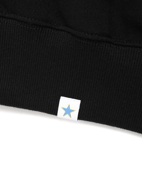 Cavish(カビシ)の「W CLASSIC LOGO ZIP UP HOODIE BLACK(CV2EFFM482A)(パーカー・レディース・ブラック・FREE)」の6枚目の写真