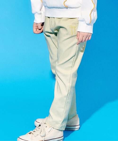 Seraph（セラフ）の「とってものびーるパンツ_ジュニア対応（その他パンツ・キッズ・グリーン/ブラック/ベビーピンク/ブルー/クリーム・130/80/100/120/140/110/90）」の2枚目の写真