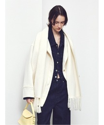 FRAY I.D | ブランケットフリンジコート(その他アウター)