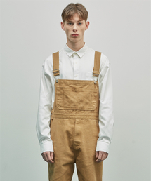 THESTORI（ザ・ストリ）の「Cotton Overall Suspender Pants (Beige)（サロペット/オーバーオール・メンズ）」