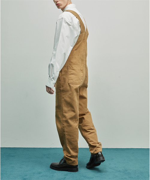 THESTORI(ザ・ストリ)の「コットンオーバーロールサスペンダーパンツ【ベージュ】(サロペット/オーバーオール・メンズ・その他・0(S)/1(M)/2(L)/3(XL))」の4枚目の写真