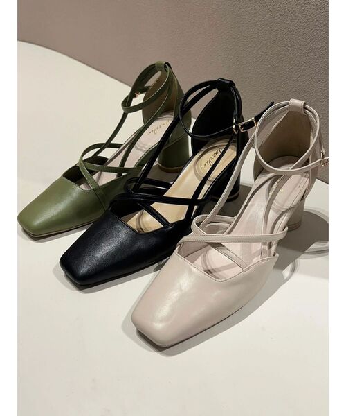 dazzlin（ダズリン）の「アートストラップサンダル（サンダル・レディース・ブラック/アイボリー・LARGE/MEDIUM）」の4枚目の写真