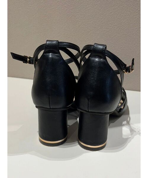 dazzlin(ダズリン)の「アートストラップサンダル(サンダル・レディース・ブラック/アイボリー・LARGE/MEDIUM)」の3枚目の写真