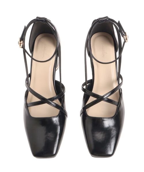 dazzlin(ダズリン)の「アートストラップサンダル(サンダル・レディース・ブラック/アイボリー・LARGE/MEDIUM)」の6枚目の写真