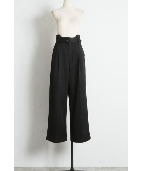 &. NOSTALGIA（アンドドットノスタルジア）の「カーブウエストパンツ（その他パンツ・レディース・アイボリー/ブラック・M）」の14枚目の写真