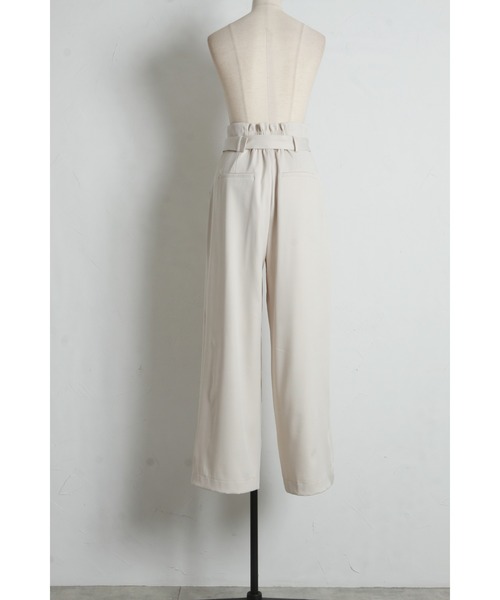 &. NOSTALGIA（アンドドットノスタルジア）の「カーブウエストパンツ（その他パンツ・レディース・アイボリー/ブラック・M）」の17枚目の写真