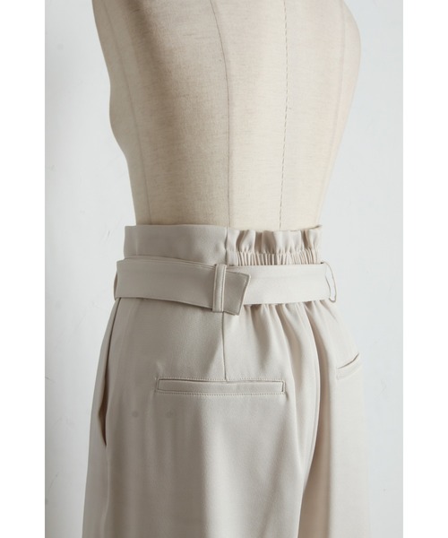 &. NOSTALGIA（アンドドットノスタルジア）の「カーブウエストパンツ（その他パンツ・レディース・アイボリー/ブラック・M）」の18枚目の写真