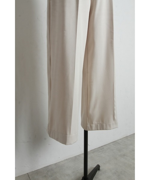 &. NOSTALGIA（アンドドットノスタルジア）の「カーブウエストパンツ（その他パンツ・レディース・アイボリー/ブラック・M）」の21枚目の写真