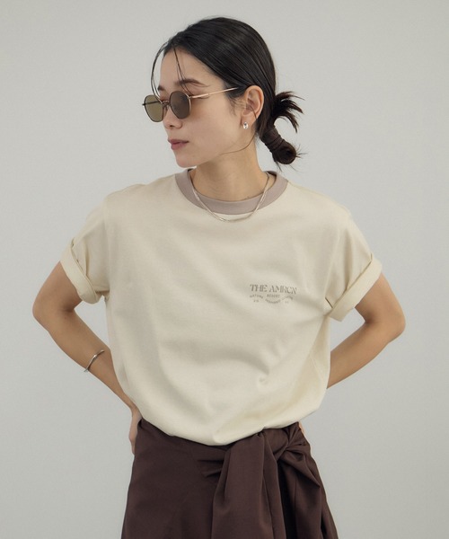 AMERICANA（アメリカーナ）の「【Americana（アメリカーナ） for SALON】リンガーT（Tシャツ/カットソー・レディース・ホワイト系その他5/ベージュ系その他・FREE）」の11枚目の写真