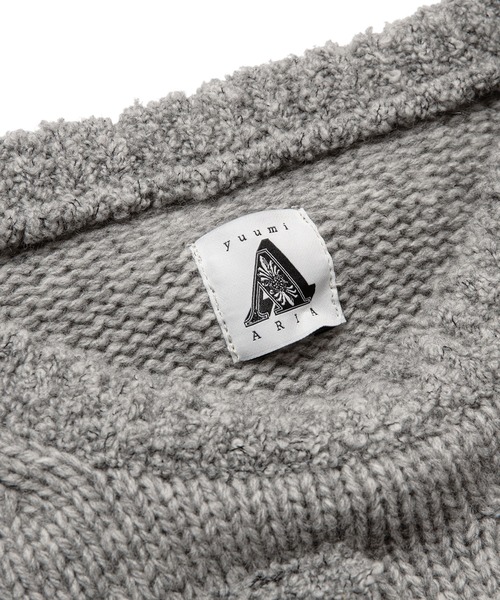 yuumiARIA（ユウミアリア）の「FRILL KNIT（ニット/セーター・レディース・ライトグレー系・FREE）」の8枚目の写真