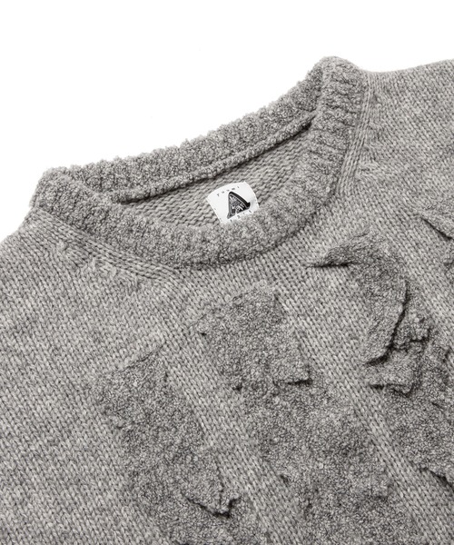 yuumiARIA（ユウミアリア）の「FRILL KNIT（ニット/セーター・レディース・ライトグレー系・FREE）」の7枚目の写真