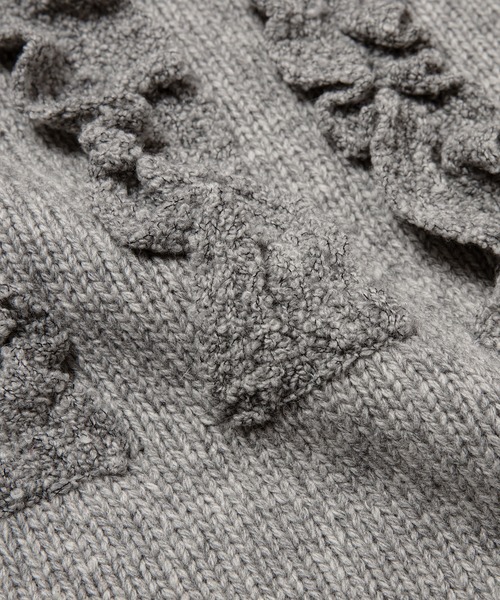 yuumiARIA（ユウミアリア）の「FRILL KNIT（ニット/セーター・レディース・ライトグレー系・FREE）」の12枚目の写真
