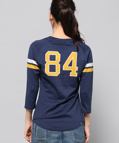 HYSTERIC GLAMOUR(ヒステリックグラマー)の「HGMA SPORTS pt 七分袖T-SH(Tシャツ/カットソー・レディース・ホワイト/イエロー/ネイビー・FREE)」の15枚目の写真