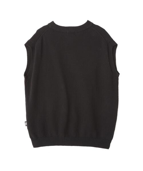 schott（ショット）の「Schott/ショット/B.S. KNIT VEST/ブラックシープ ニットベスト（ベスト・メンズ・ブラック・M）」の12枚目の写真