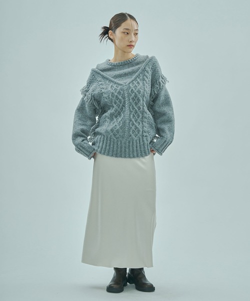 セール】FRINGE KNIT（ニット/セーター）｜ROSE BUD（ローズバッド）の
