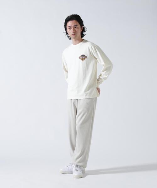 AVIREX(アヴィレックス)の「EAGLE L/S T-SHIRT / イーグル 長袖Tシャツ / AVIREX / アヴィレックス(Tシャツ/カットソー・メンズ・チャコールグレー/ホワイト系2/オレンジ・XL/M/2XL/L)」の9枚目の写真
